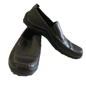 Cole Haan Tucker Venetian Mens Shoes 11M Black Leather Comfort Driver Loafers